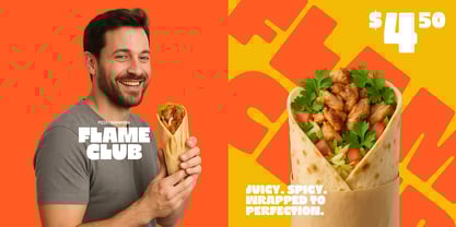 Extra Chunk Please Font Poster 10