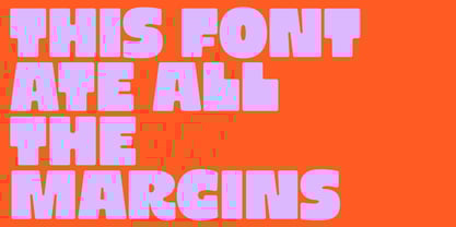 Extra Chunk Please Font Poster 3