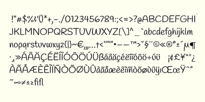 Nyoetes Font Poster 5