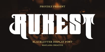 MC Rukest Font Poster 1