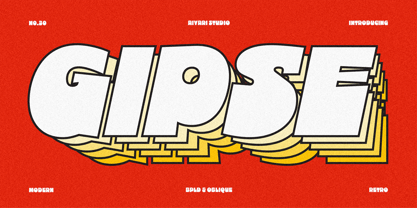 Ayr Gipse Font Poster 1