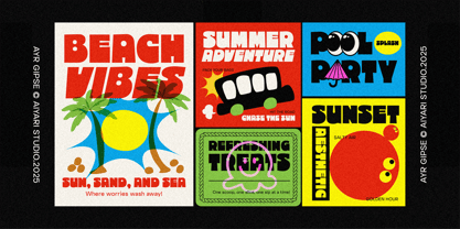 Ayr Gipse Font Poster 10