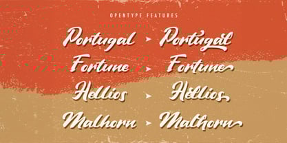 Vintage Style Font Poster 2