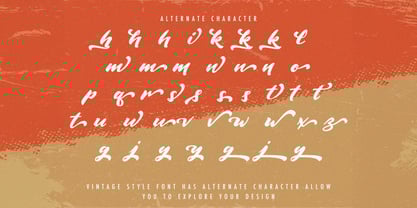 Vintage Style Font Poster 7