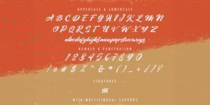 Vintage Style Font Poster 6