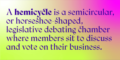 Ciclo Display Font Poster 12