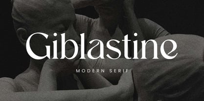 Giblastine Font Poster 1