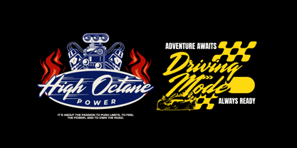 Highway Man Font Poster 3