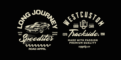 Highway Man Font Poster 5