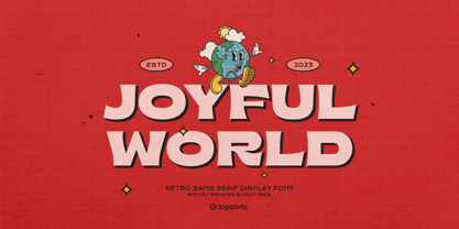 Joyful World Font Poster 1