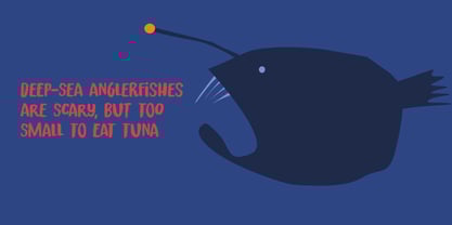 Thunfisch Font Poster 4