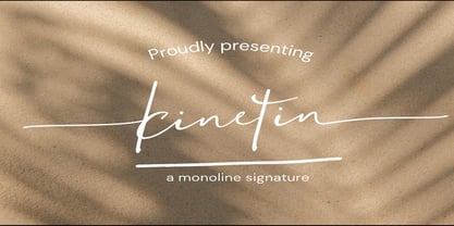 Kinetin Font Poster 1