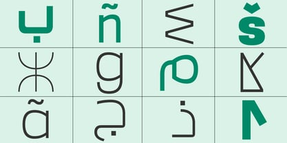 Noda Arabic Font Poster 3