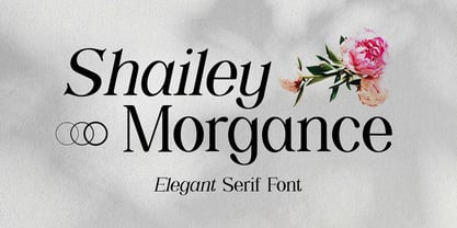 Shailey Morgance Font Poster 1