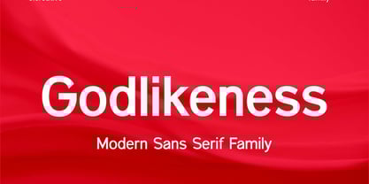 Godlikeness Font Poster 1