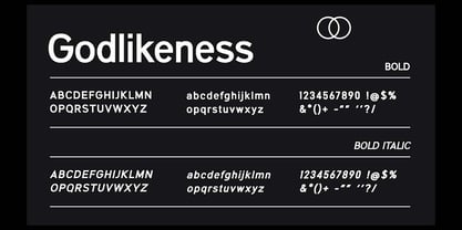 Godlikeness Font Poster 3