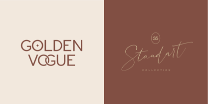 Golden Pair Duo Font Poster 5