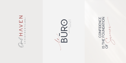 Golden Pair Duo Font Poster 10