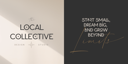 Golden Pair Duo Font Poster 7