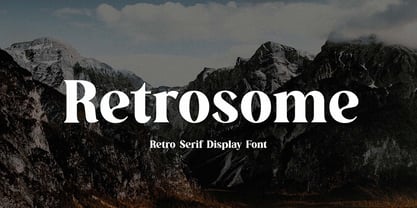 Retrosome Font Poster 1