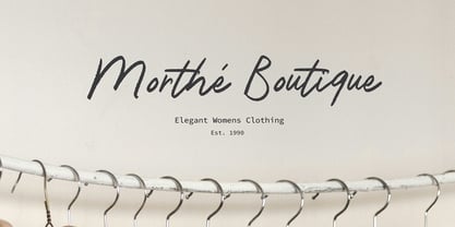 Pretty Morthen Font Poster 5