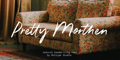 Pretty Morthen Font Poster 1