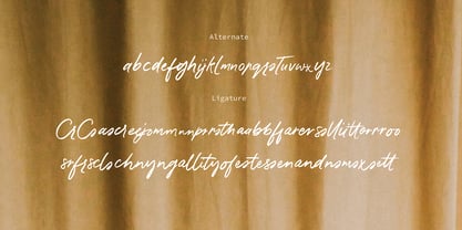 Pretty Morthen Font Poster 10