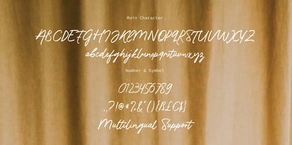 Pretty Morthen Font Poster 9