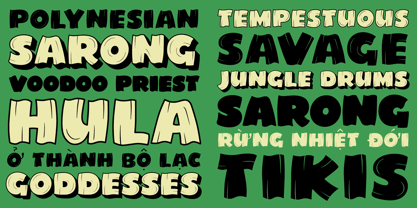 Tahitian Shores Font Poster 2