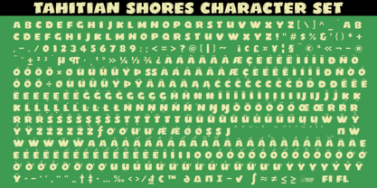 Tahitian Shores Font Poster 7
