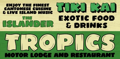 Tahitian Shores Font Poster 6