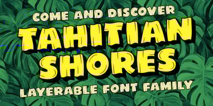 Tahitian Shores Font Poster 1