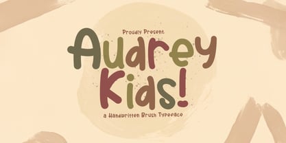 Audrey Kids Font Poster 1