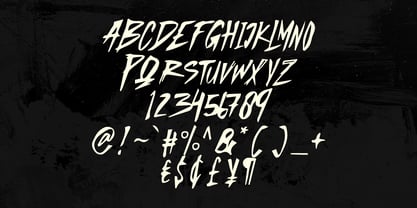 MC Horeg Ejava Font Poster 7