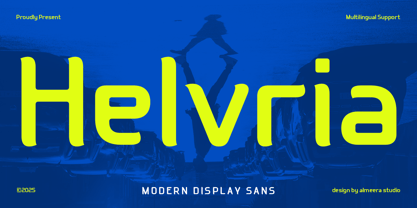 Helvria Font Poster 1
