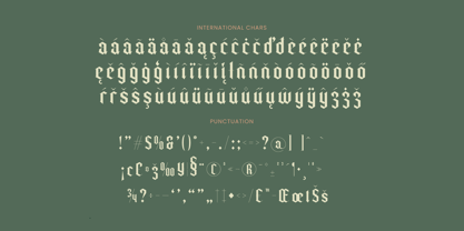 Trackero Font Poster 15