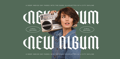 Trackero Font Poster 3