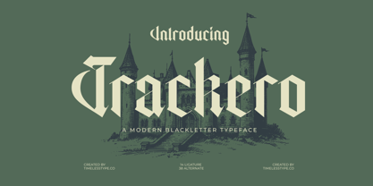 Trackero Font Poster 1