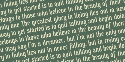 Trackero Font Poster 13