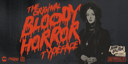 Bone Splitter Font Poster 3