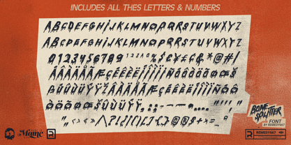 Bone Splitter Font Poster 8