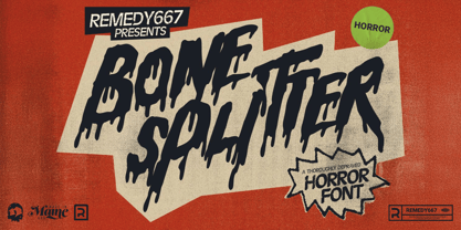 Bone Splitter Font Poster 1