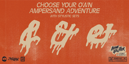 Bone Splitter Font Poster 2