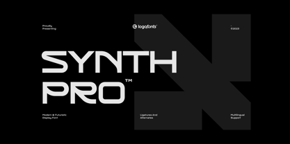 Synth Pro Font Poster 1
