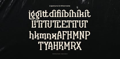 Original Regional Font Poster 12