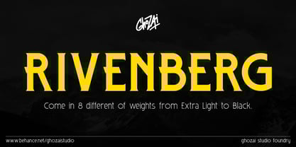 Rivenberg Font Poster 1