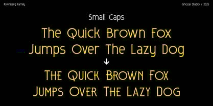 Rivenberg Font Poster 4