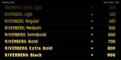 Rivenberg Font Poster 2