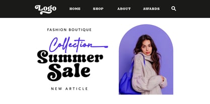 Bentley Vintage Font Poster 7