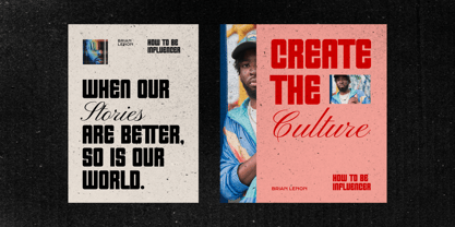 Roguel Font Poster 4